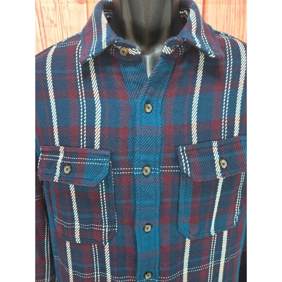 Southern Tide Men's Small Plaid Flannel Jacket 100% Cotton - Picture 3 of 8